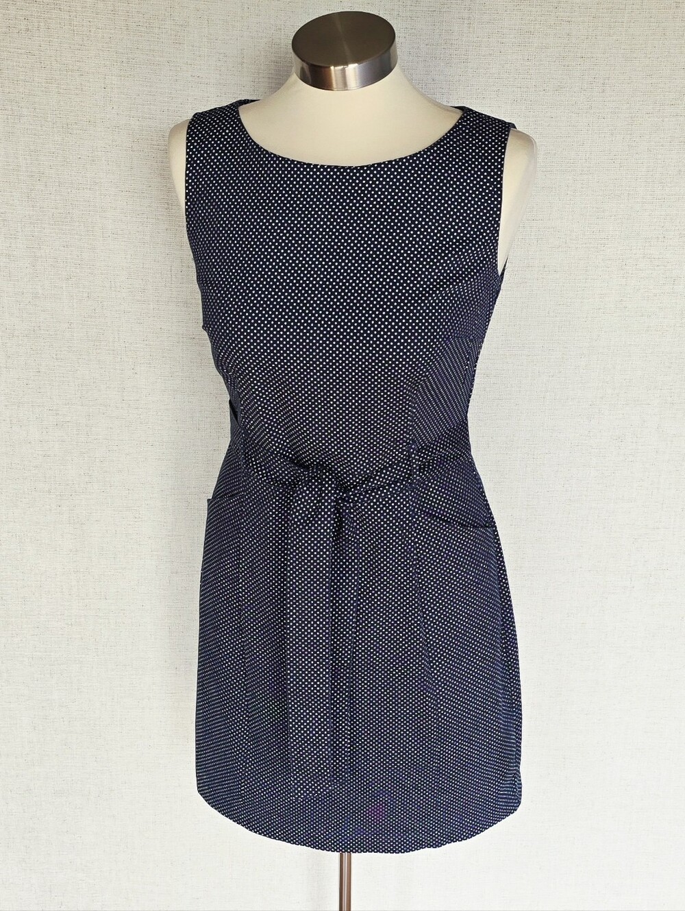 TOMMY FILGER Women Dress Back Invisible Zipper Boat Neckline